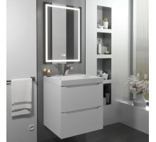 Тумба под раковину для ванной комнаты Uperwood Tanos подвесная (50 см, белая)