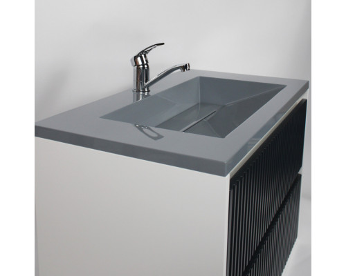 Раковина для ванной Uperwood Next Premium 70 см, серый глянец