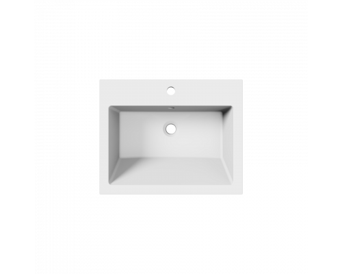 Раковина для ванной полувстраиваемая Uperwood Megan 60 см, белая матовая