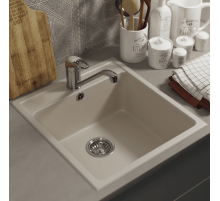 Кухонная мойка из искусственного камня Uperwood UPD-406 (прямоугольная, цвет лён)