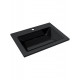 Раковина для ванной Uperwood Olivia 60 см, черная глянцевая
