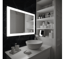 Зеркало для ванной с подсветкой Uperwood Barsa (80x70 см, LED подсветка, сенсорный выключатель, антизапотевание)
