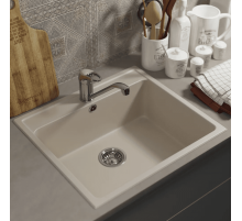 Кухонная мойка из искусственного камня Uperwood UPD-104 (прямоугольная, цвет лён)