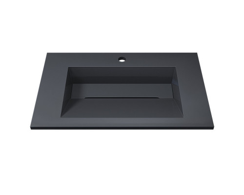 Раковина для ванной Uperwood Next Premium 70 см, серый глянец