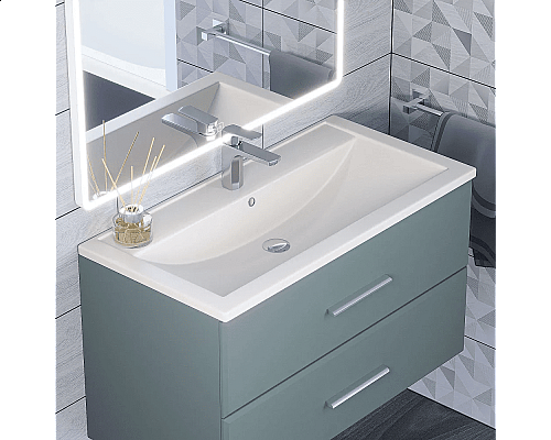 Santeh-Crystal.ru: Раковина кварцевая для ванной Uperwood Foster Quartz (90 см, белая матовая, жасмин) Купить Раковина кварцевая для ванной Uperwood Foster Quartz (90 см, белая матовая, жасмин) в магазине сантехники Santeh-Crystal.ru