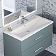 Купить Раковина кварцевая для ванной Uperwood Foster Quartz (90 см, белая матовая, жасмин) в магазине сантехники Santeh-Crystal.ru