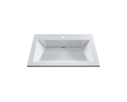 Раковина для ванной Uperwood Olivia 70 см, белая глянцевая