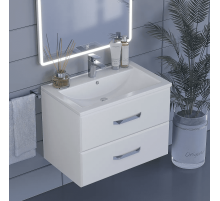 Тумба с раковиной для ванной Uperwood Foster (70 см, подвесная, белая)