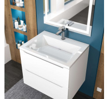 Раковина для ванной Uperwood Olivia 60 см, белая глянцевая