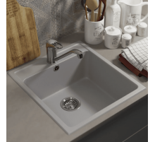 Кухонная мойка из искусственного камня Uperwood UPD-406 (прямоугольная, цвет дым)