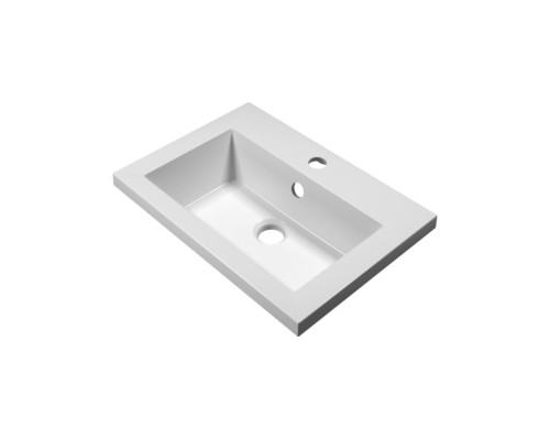 Раковина для ванной полувстраиваемая Uperwood Eva 50 см, белая
