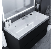 Раковина для ванной полувстраиваемая Uperwood Classic (100 см, прямоугольная)