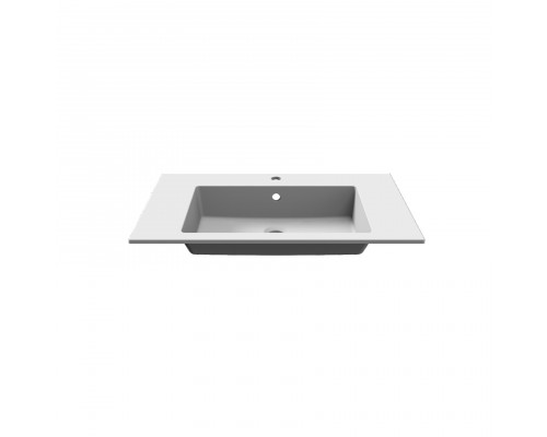 Раковина для ванной полувстраиваемая Uperwood Megan 80 см, белая матовая