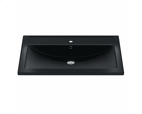 Santeh-Crystal.ru: Раковина кварцевая для ванной Uperwood Foster Quartz (80 см, черная матовая, уголь) Купить Раковина кварцевая для ванной Uperwood Foster Quartz (80 см, черная матовая, уголь) в магазине сантехники Santeh-Crystal.ru