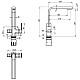 Приобрести Смеситель для кухни Felice 1617-3 basalto 21x14.3 см в магазине сантехники Santeh-Crystal.ru