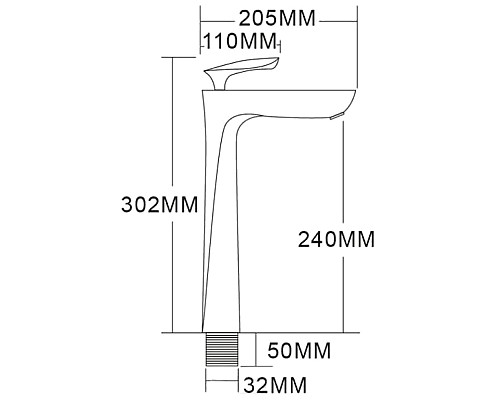 Купить Смеситель для раковины Felice 9025 cromo в магазине сантехники Santeh-Crystal.ru