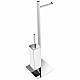 Купить Стойка напольная Felice F 0312 B cromo bianco 25.5x22x73.5 см в магазине сантехники Santeh-Crystal.ru