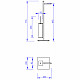 Купить Стойка напольная Felice F 0312 B cromo bianco 25.5x22x73.5 см в магазине сантехники Santeh-Crystal.ru