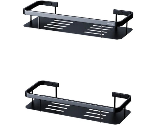 Купить Полка корзина AM.PM Sense L A7453222 Черная матовая в магазине сантехники Santeh-Crystal.ru