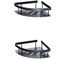 Полка корзина AM.PM Sense L A7454222 угловая Черная матовая