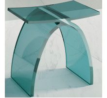 Стульчик для ванной Abber Kristall AT1739Aquamarin Бирюзовый