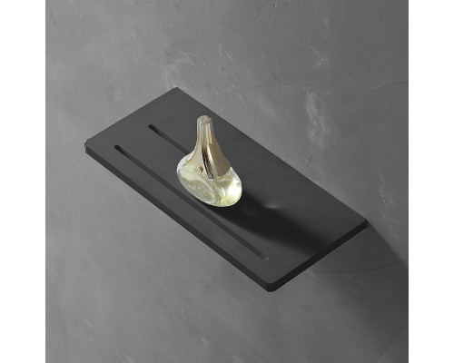 Приобрести Полка из искусственного камня Abber Stein AS1653MB Черная матовая в магазине сантехники Santeh-Crystal.ru