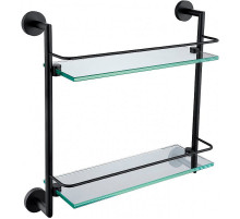 Стеклянная полка Allen Brau Priority 6.31015-31 Черная матовая