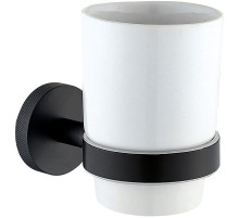 Стакан для зубных щеток Allen Brau Priority 6.31002-31 Белый Черный матовый