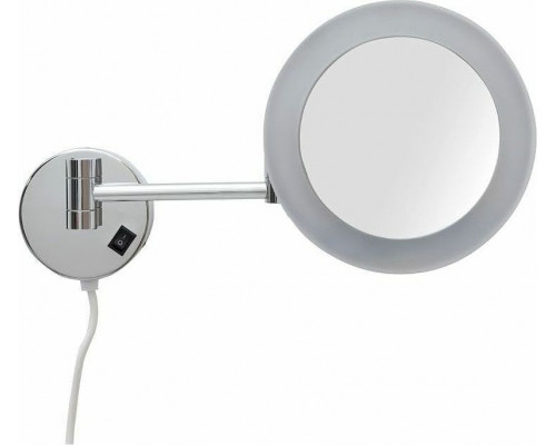 Заказать Косметическое зеркало Aquanet 1806D 204512 с подсветкой с увеличением Хром в магазине сантехники Santeh-Crystal.ru