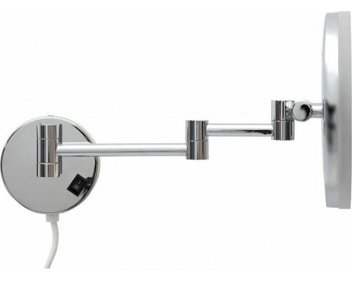 Заказать Косметическое зеркало Aquanet 1806D 204512 с подсветкой с увеличением Хром в магазине сантехники Santeh-Crystal.ru