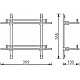Заказать Стеклянная полка Aquanet 8022 264917 Хром в магазине сантехники Santeh-Crystal.ru