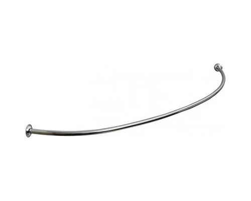 Заказать Карниз для ванны Aquatek Аякс 170x110 KARN-0000008 дуга Хром в магазине сантехники Santeh-Crystal.ru