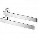 Полотенцедержатель Axor Universal Accessories 42821000 двойной поворотный Хром Полотенцедержатель Axor Universal Accessories 42821000 двойной поворотный Хром