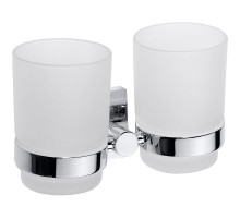 Стакан для зубных щеток Bemeta Beta 132110022 двойной Хром