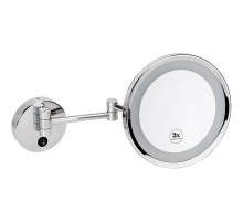 Косметическое зеркало Bemeta Cosmetic mirrors 116401772 с подсветкой с увеличением Хром
