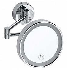 Косметическое зеркало Bemeta Cosmetic mirrors 116301142 с подсветкой с увеличением Хром