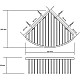 Купить Полка корзина Bemeta Graphit 156208312 угловая Антрацит матовый в магазине сантехники Santeh-Crystal.ru