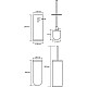 Приобрести Ершик для унитаза Bemeta Hematit 159313067 Антрацит глянец в магазине сантехники Santeh-Crystal.ru
