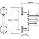 Заказать Тройной крючок Bemeta Neo 104206075 поворотный Нержавеющая сталь в магазине сантехники Santeh-Crystal.ru