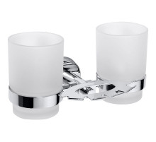 Стакан для зубных щеток Bemeta Omega 104110042 двойной Хром