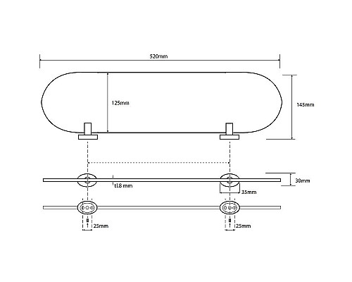 Santeh-Crystal.ru: Стеклянная полка Bemeta Oval 118402031 Хром Купить Стеклянная полка Bemeta Oval 118402031 Хром в магазине сантехники Santeh-Crystal.ru