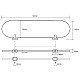 Купить Стеклянная полка Bemeta Oval 118402031 Хром в магазине сантехники Santeh-Crystal.ru