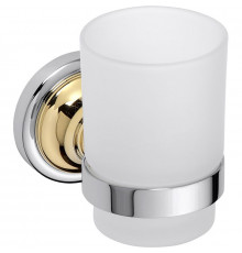 Стакан для зубных щеток Bemeta Retro Gold and Сhrom 144210018 Золото Хром