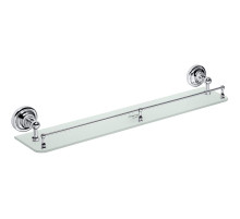 Стеклянная полка Bemeta Retro chrom 144302262 Хром