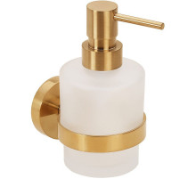 Дозатор для жидкого мыла Bemeta Sablo 160109102 Золото матовое