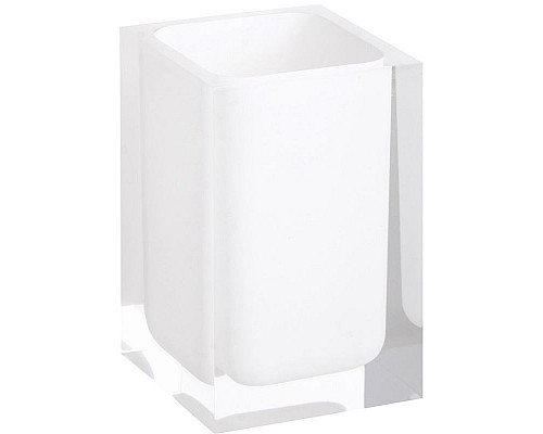 Заказать Стакан для зубных щеток Bemeta Vista 120111026-104 Белый в магазине сантехники Santeh-Crystal.ru