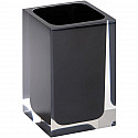 Стакан для зубных щеток Bemeta Vista 120111026-100 Черный Стакан для зубных щеток Bemeta Vista 120111026-100 Черный