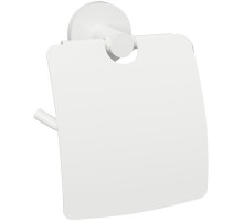 Держатель туалетной бумаги Bemeta White 104112014 с крышкой Белый матовый