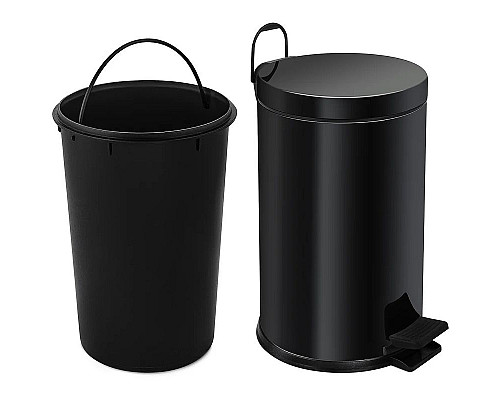 Santeh-Crystal.ru: Ведро для мусора Berges 123004 Черное Купить Ведро для мусора Berges 123004 Черное в магазине сантехники Santeh-Crystal.ru