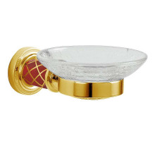 Мыльница Boheme Murano 10903-R-G Золото Рубиновый